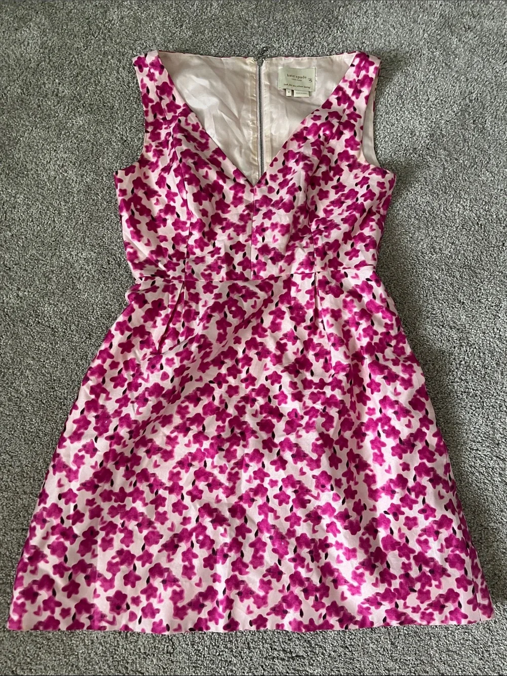 kate spade Pink and White Floral Dress 4
